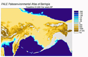 Rising water levels over a 21,000 year period led to the separation of Siberia and Alaska.