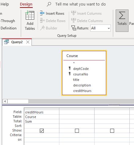 6.4 Totals Query Relational Databases and Microsoft Access 365