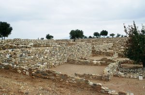 Image showing rubble masonry walls and foundations at Olynthus