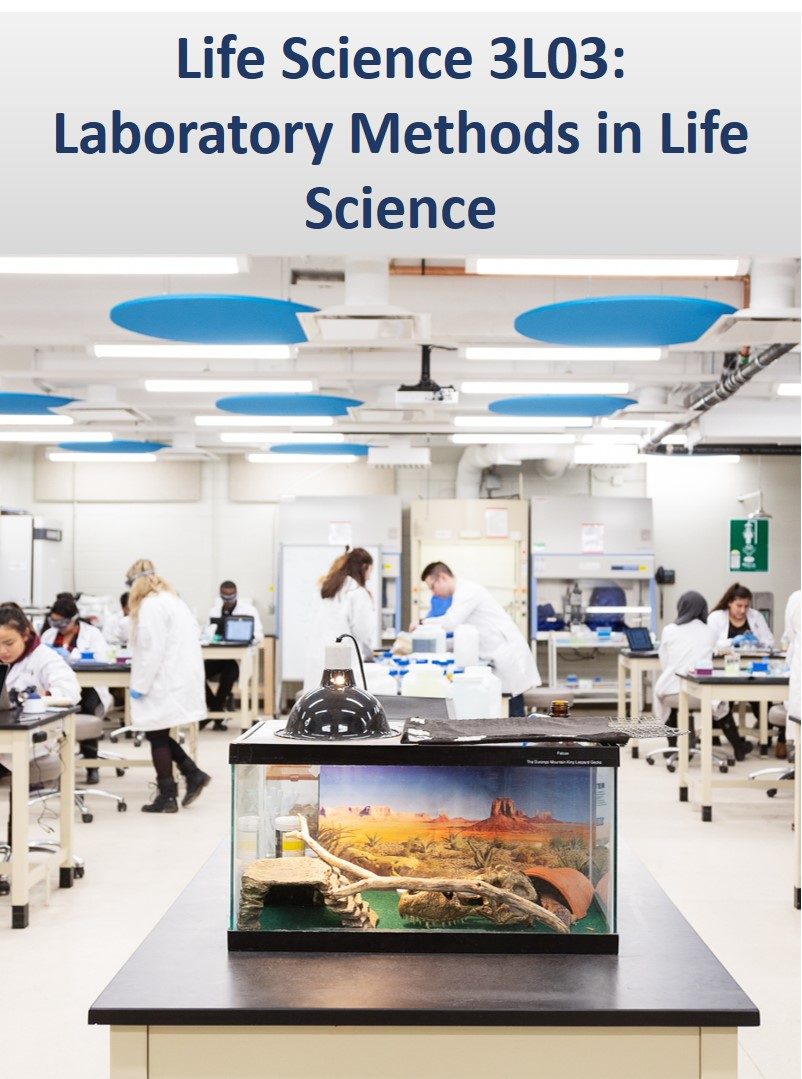 LIFESCI 3L03 Laboratory Methods in Life Sciences Course Pack (Winter