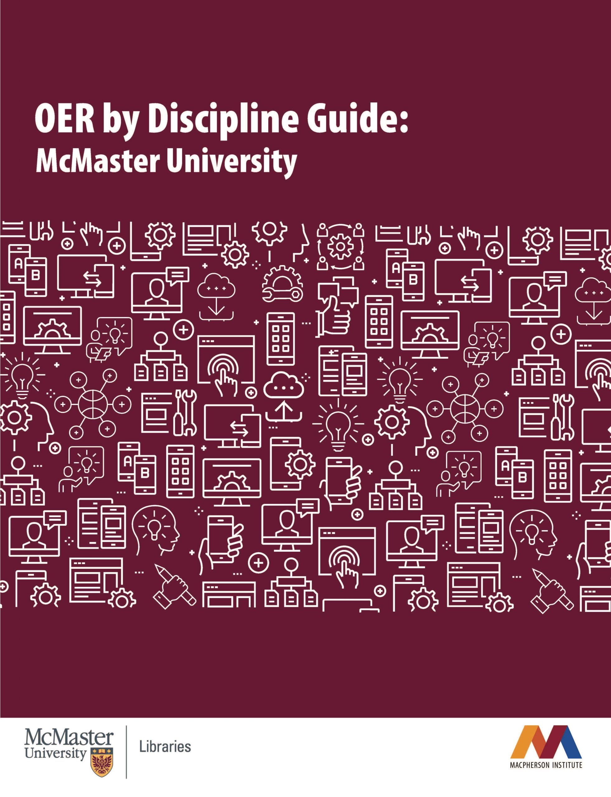 Cover image for OER By Discipline Guide Version 2