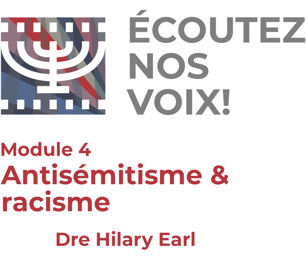 Module 4: Antisemitisme & Racism. Dre Hilary Earl