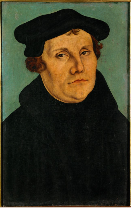 Martin Luther (1483-1546), prêtre, théologien et auteur allemand, surtout connu pour sa contribution à la Réforme protestante et à la création du luthéranisme.