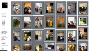 The Apna Heritage Archive, hosted on the Black Country Visual Arts Website. The webpage shows a grid of informal family photographs.