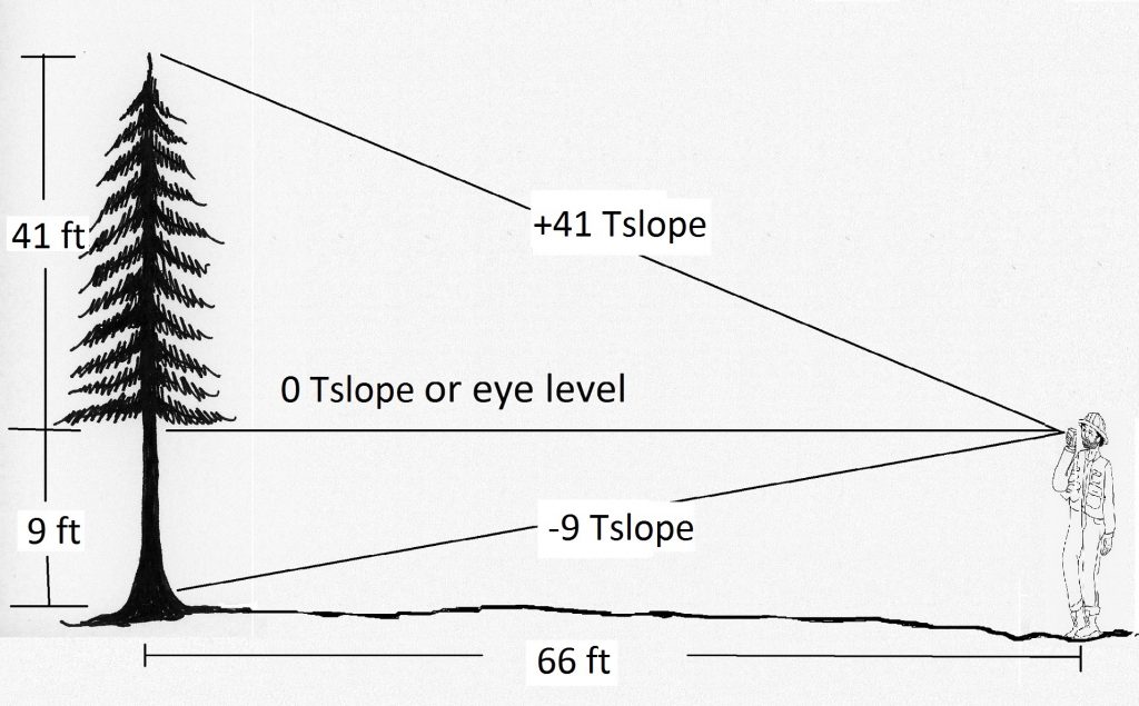 graphic showing measurement with Tslope instead of %slope