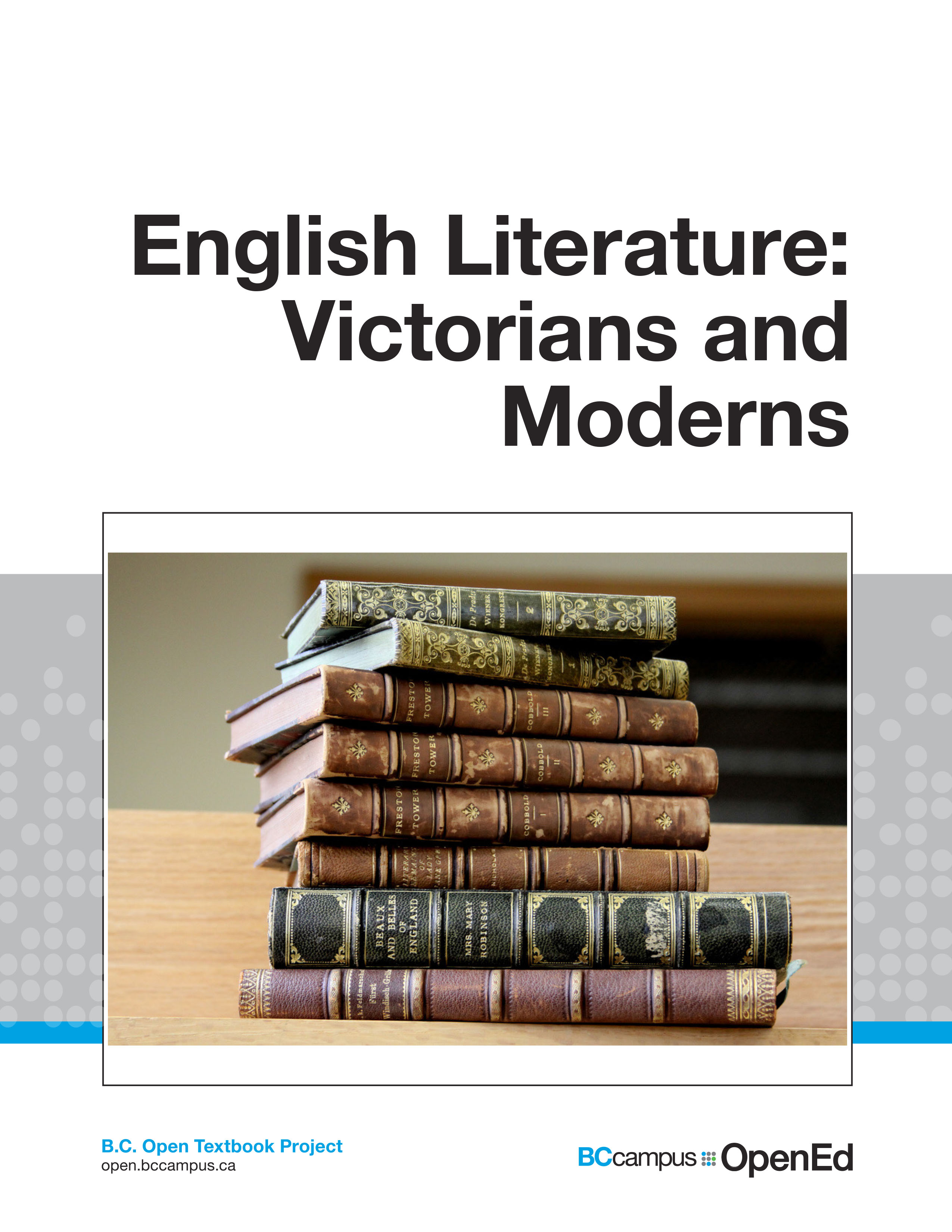 Cover image for English Literature: Victorians and Moderns