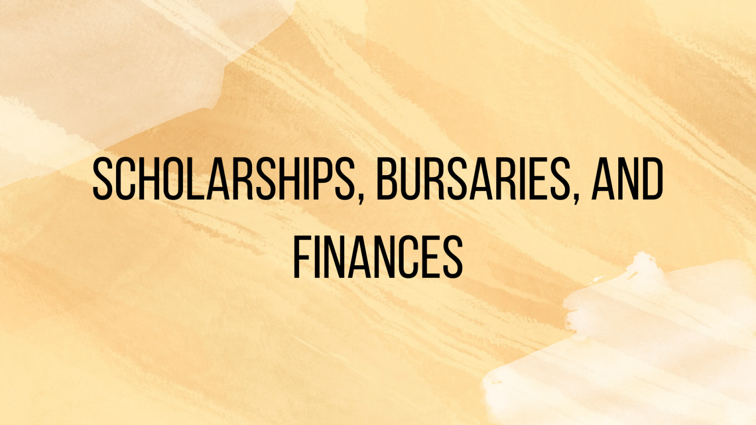 Scholarships, Bursaries, and Finances PostSecondary 101 The First