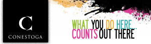 Conestoga College's slogan: "What you do here...counts out there."