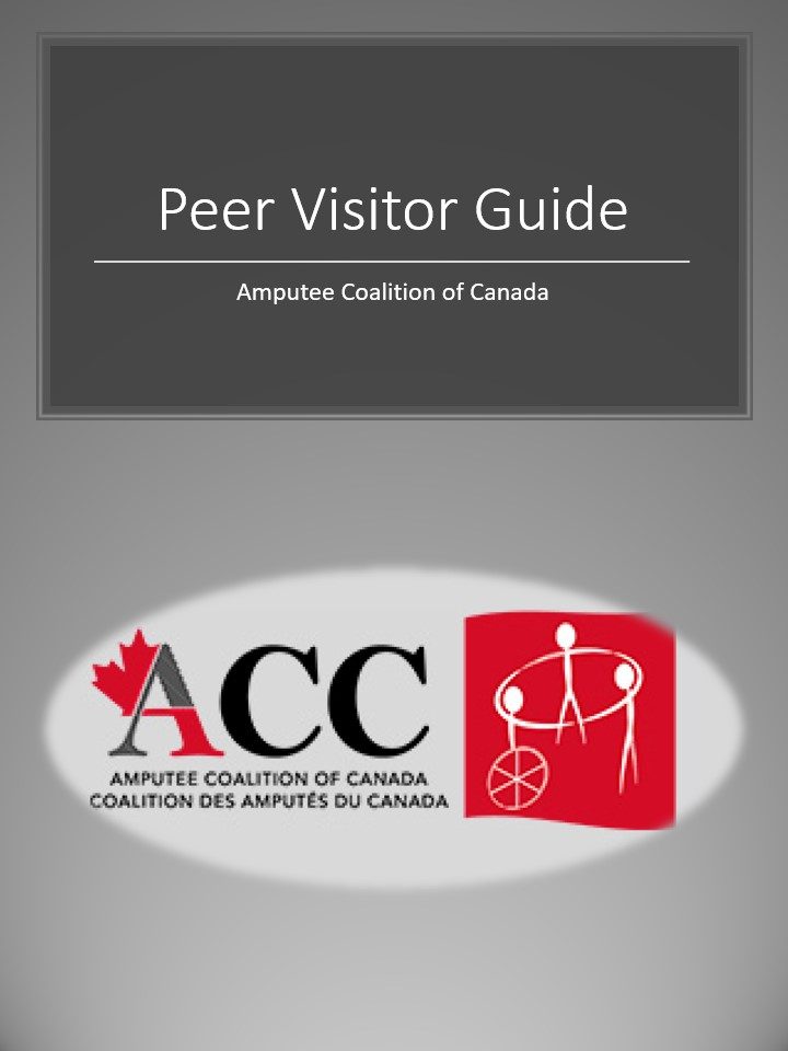 Cover image for Amputee Coalition of Canada Peer Visitor Guide