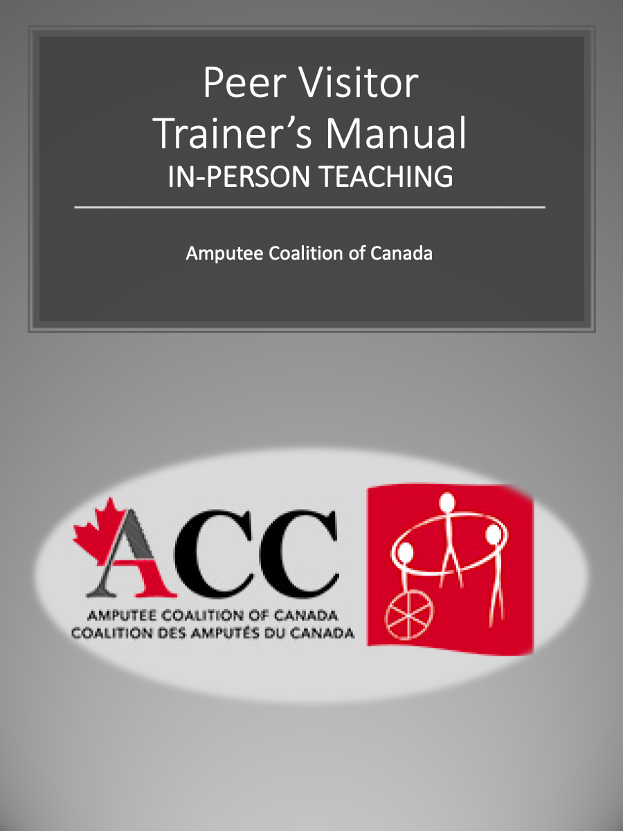 Cover image for ACC Peer Visitor Training Manual - In Person Training