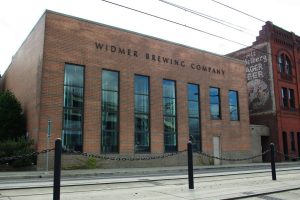 Photo of the Widmer Brewing Company building