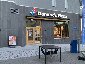 A Dominos Pizza restaurant