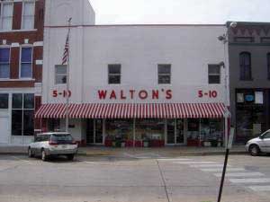 Tradition is important at Wal-Mart. Sam Walton's original Walton's Five and Dime is now the Wal-Mart Visitor's Center in Bentonville, Arkansas