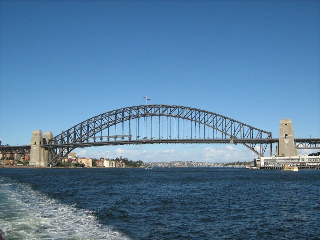 Sydney Harbour Bridge from near Blues Point