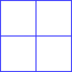 A square is shown comprised of 4 smaller squares.