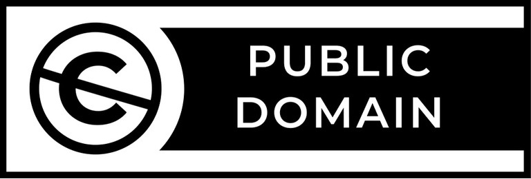 Public domain sign crossed out