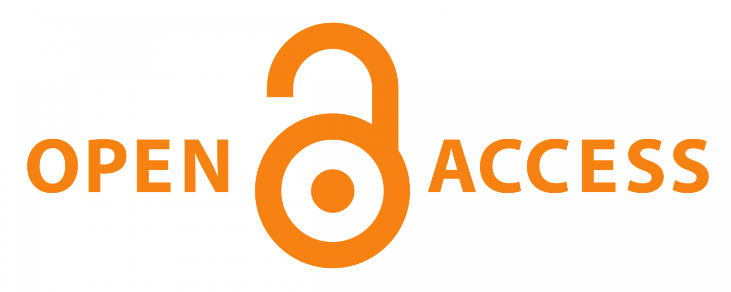 Open Access with a icon of an open padlock.