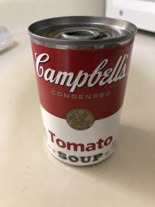 Campbells Tomato soup can