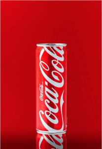 Photo of a can of coca cola