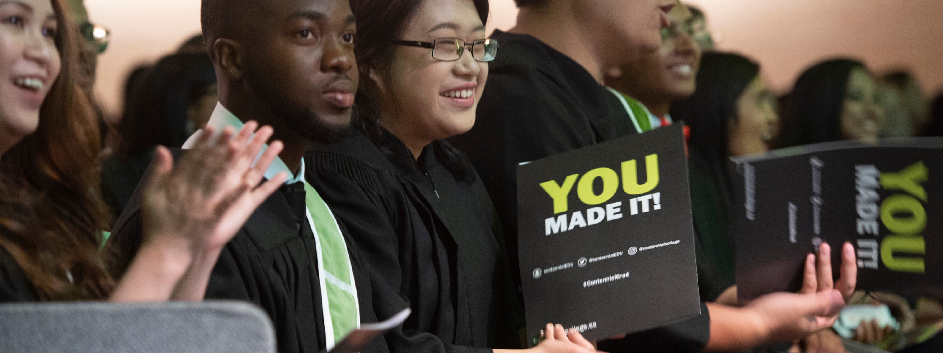 Graduates at convocation