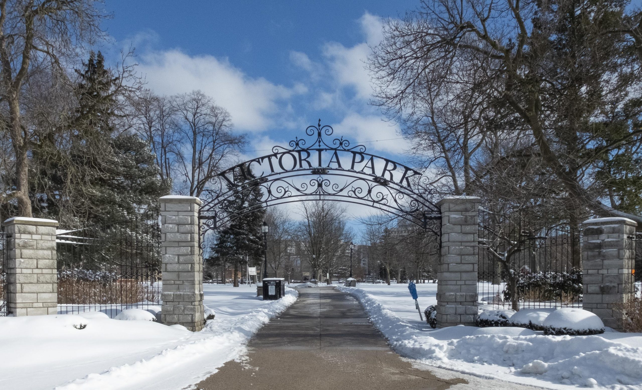 Entrance to Victoria Park, London Ontario