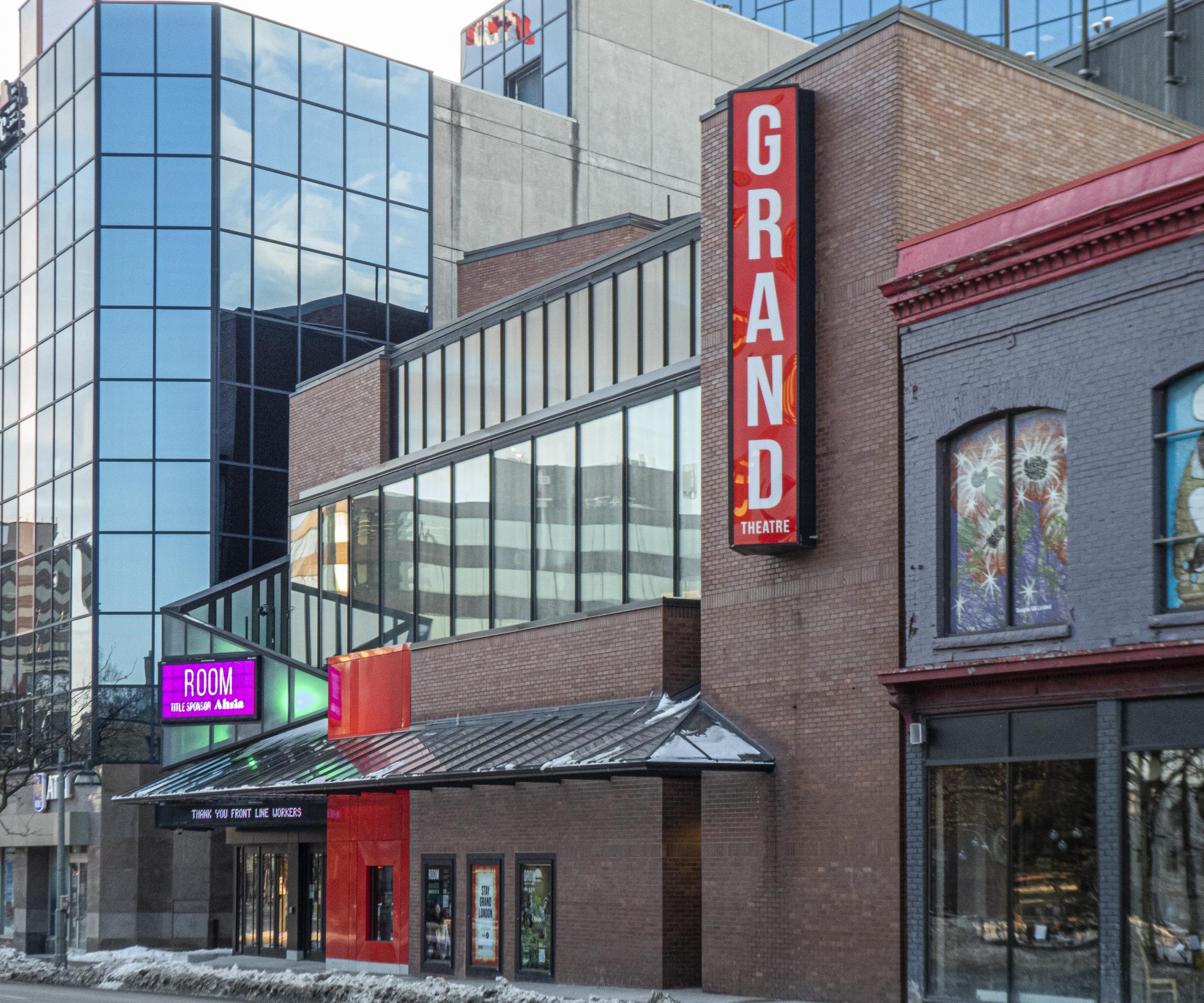 exterior building of Grand Theatre, London Ontario