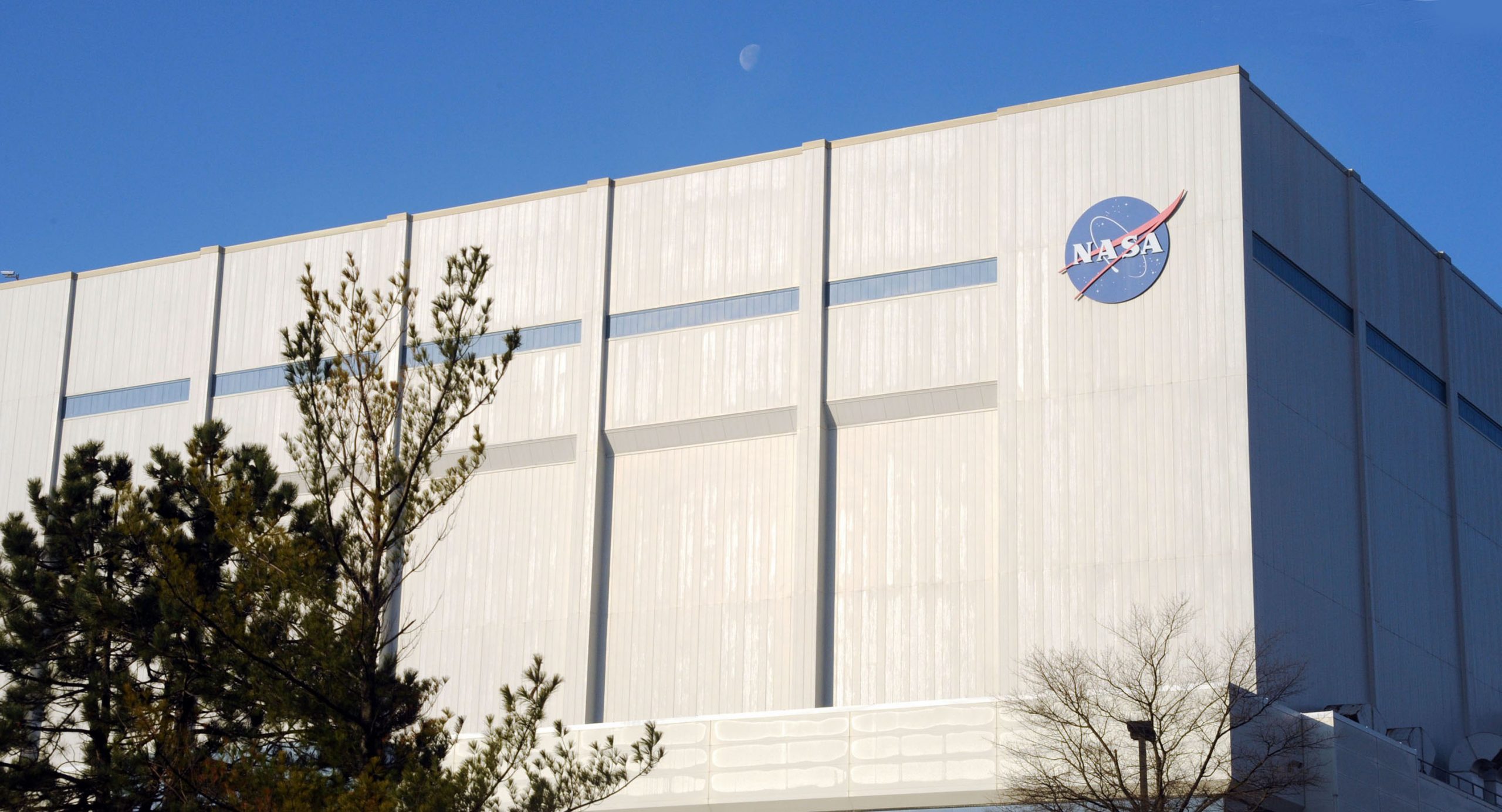 Early morning view of NASA's Goddard Space Flight Center building 29 on Monday, April 1, 2013.
