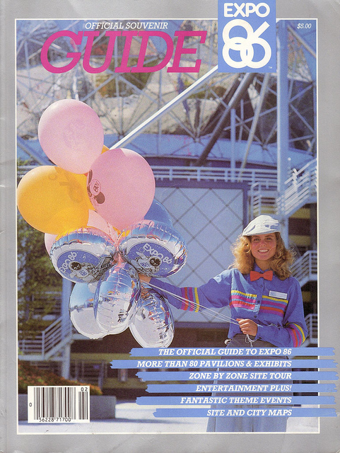A magazine on Expo 86.