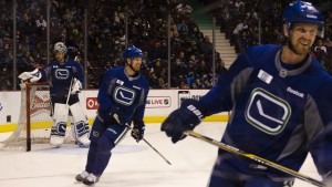 Daniel and Henrik Sedin of the Vancouver Canucks