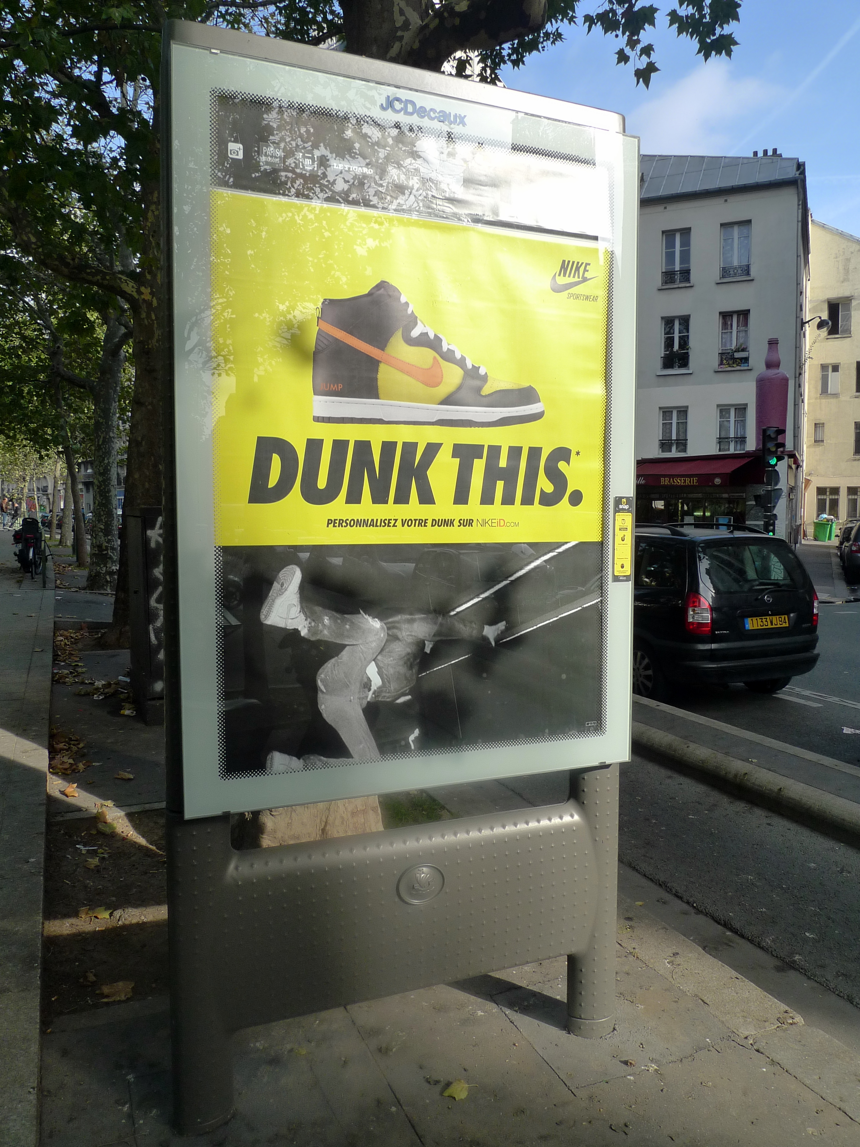 Nike Shoe Bus Advertisement