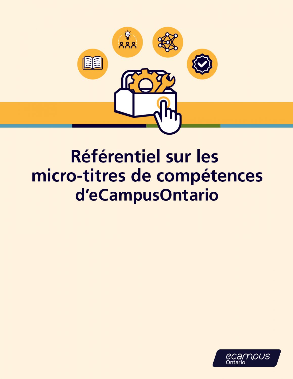 Cover image for Référentiel sur les micro-titres de compétences d’eCampusOntario