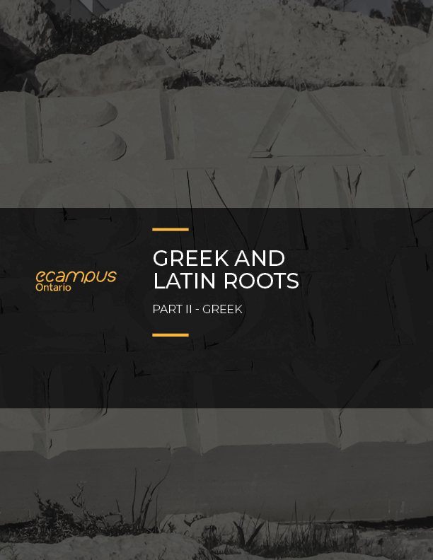 Cover image for Greek and Latin Roots: Part II - Greek