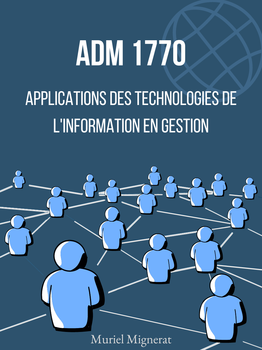 Page couverture de Manuel ADM1770 - Application des technologies de l'information en gestion (version 2)