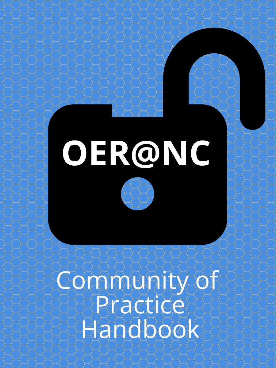Cover image for OER@NC Community of Practice Handbook