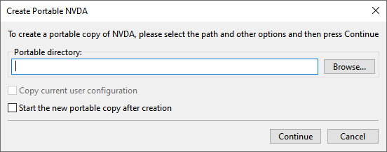 Enter a directory where the program files should be stored