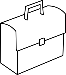 An image of a box briefcase
