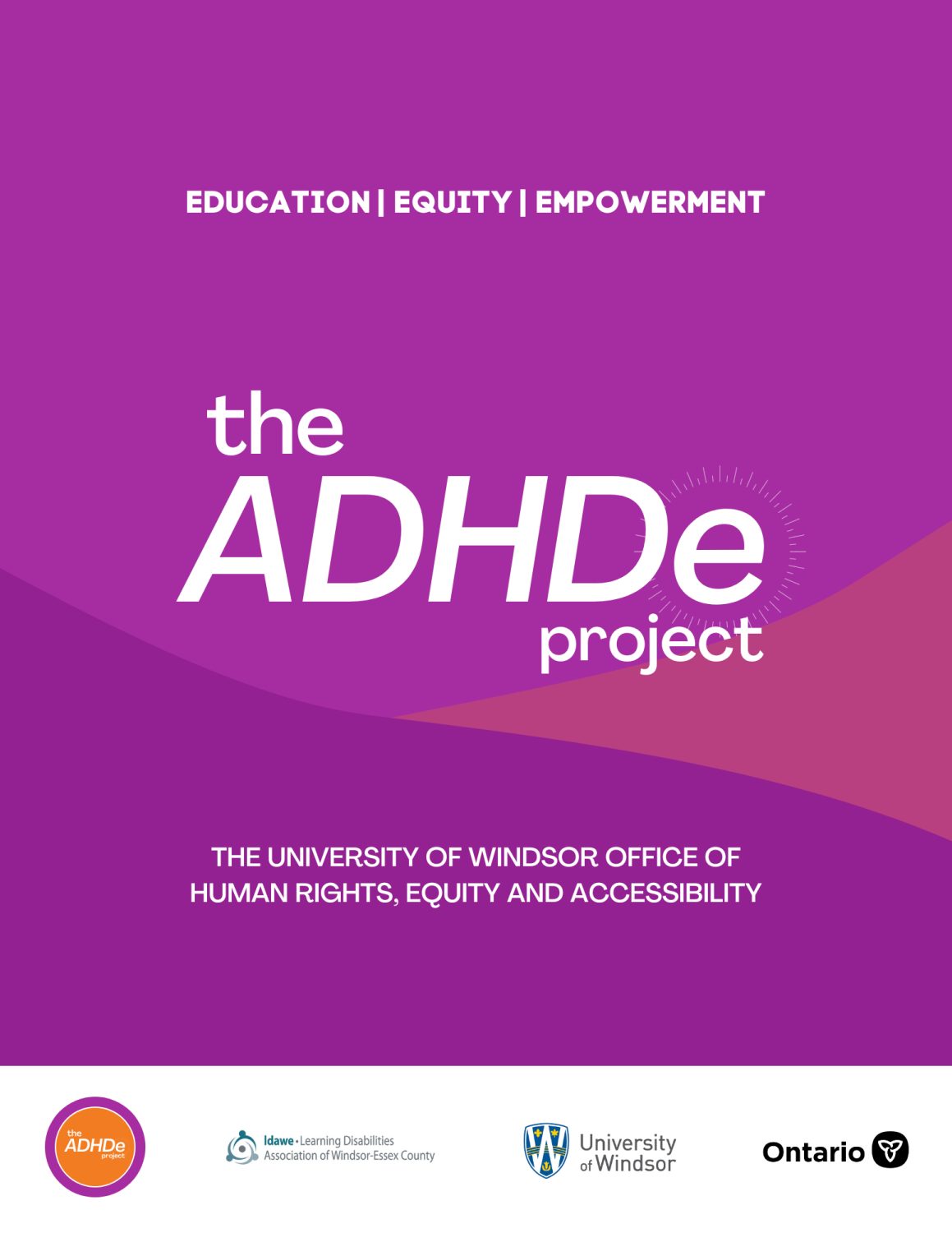 Cover image for the ADHDe project