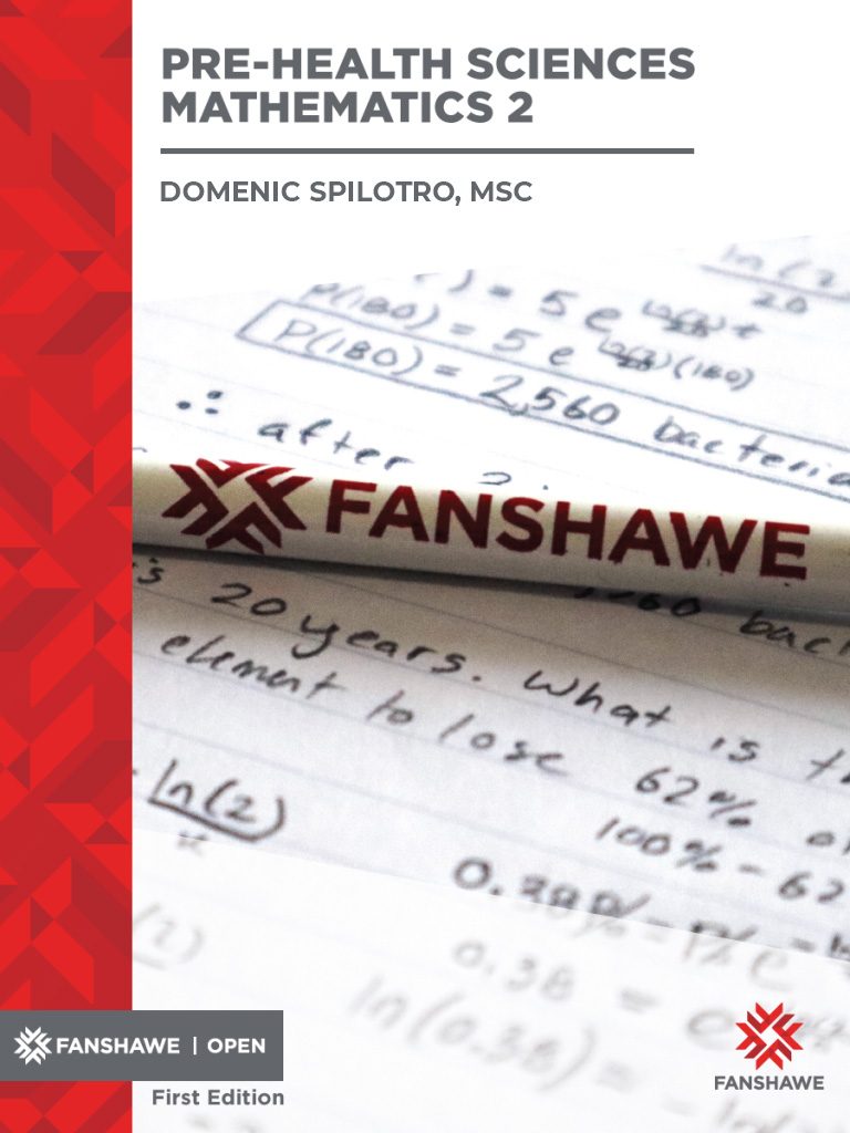 Cover image for Fanshawe Pre-Health Sciences Mathematics 2