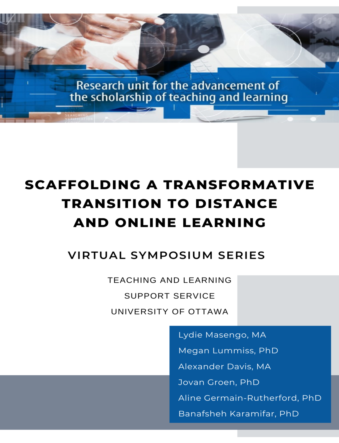 Cover image for Scaffolding a Transformative Transition to Distance and Online Learning