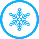 cool down activity icon of a snowflake