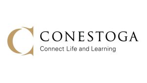 Conestoga College logo connect life and learning