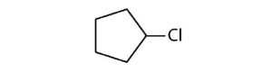 a cyclopentane with a chloro group attached