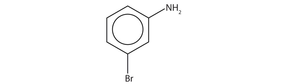 Provide the name of this heterocyclic compound with a 6 carbon ring, an NH2 group attached to the first carbon and a Bromine attached to the third carbon.