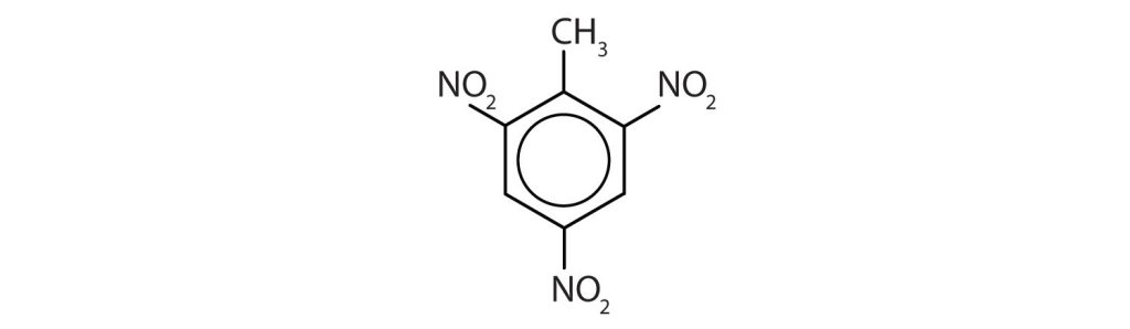 The molecular structure of 2,4,6-trinitrotoluene