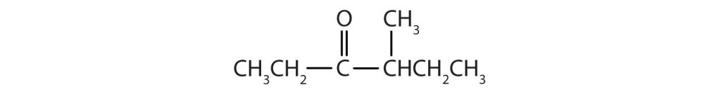 a 6 carbon chain with a methyl group at the 4th carbon and a carbonyl group at the 3rd carbon.
