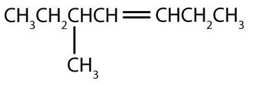 a 7 carbon chain with a double bond at the 3rd carbon and a methyl group at the 5th carbon.