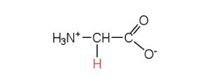 structural formula of glycine