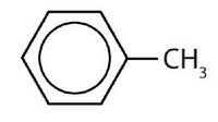 a benzene ring with a methyl group attached