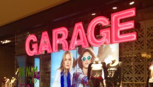 Garage clothing store