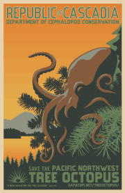 Save the tree octopus visual / flyer
